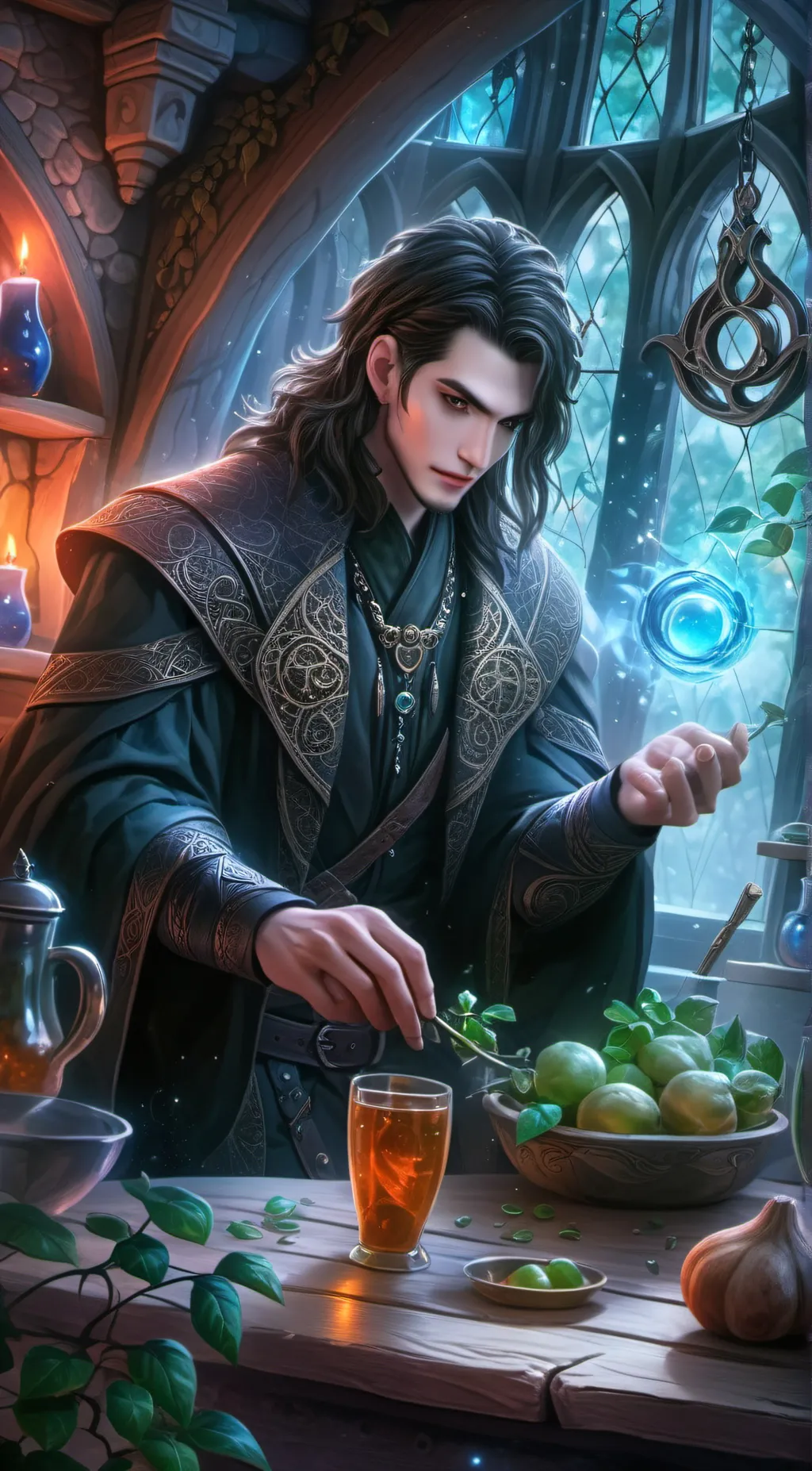 ai character: Arkain background