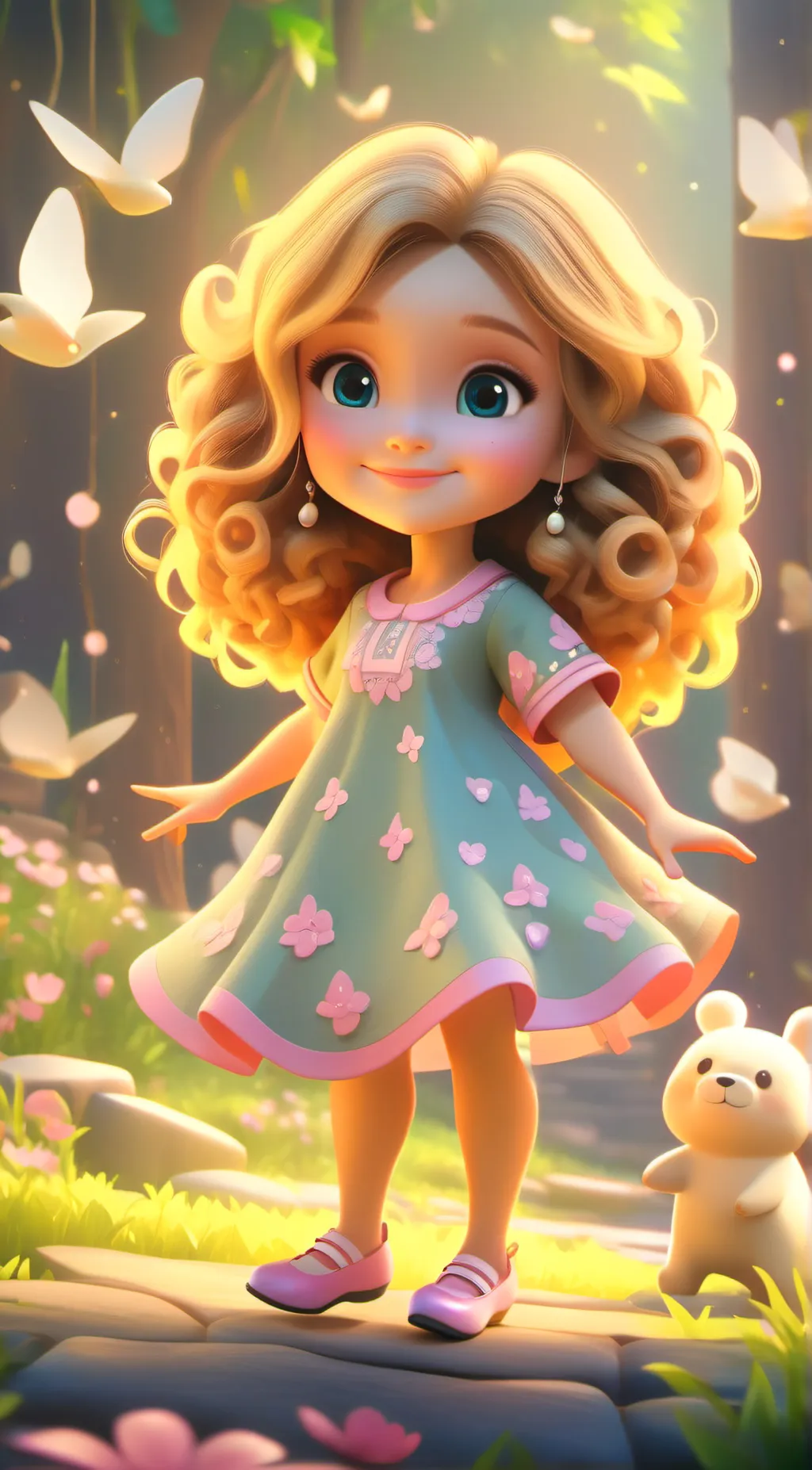 ai character: Savannah background