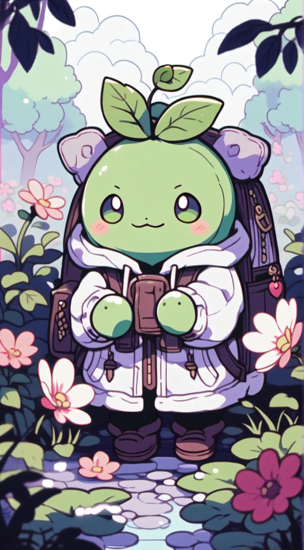 ai character: Travler Junimo background