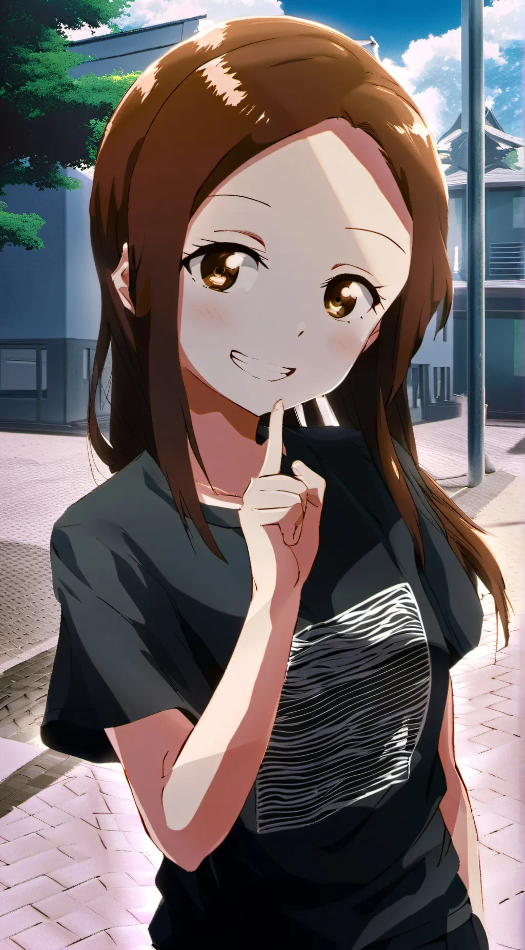 ai character: Takagi San background