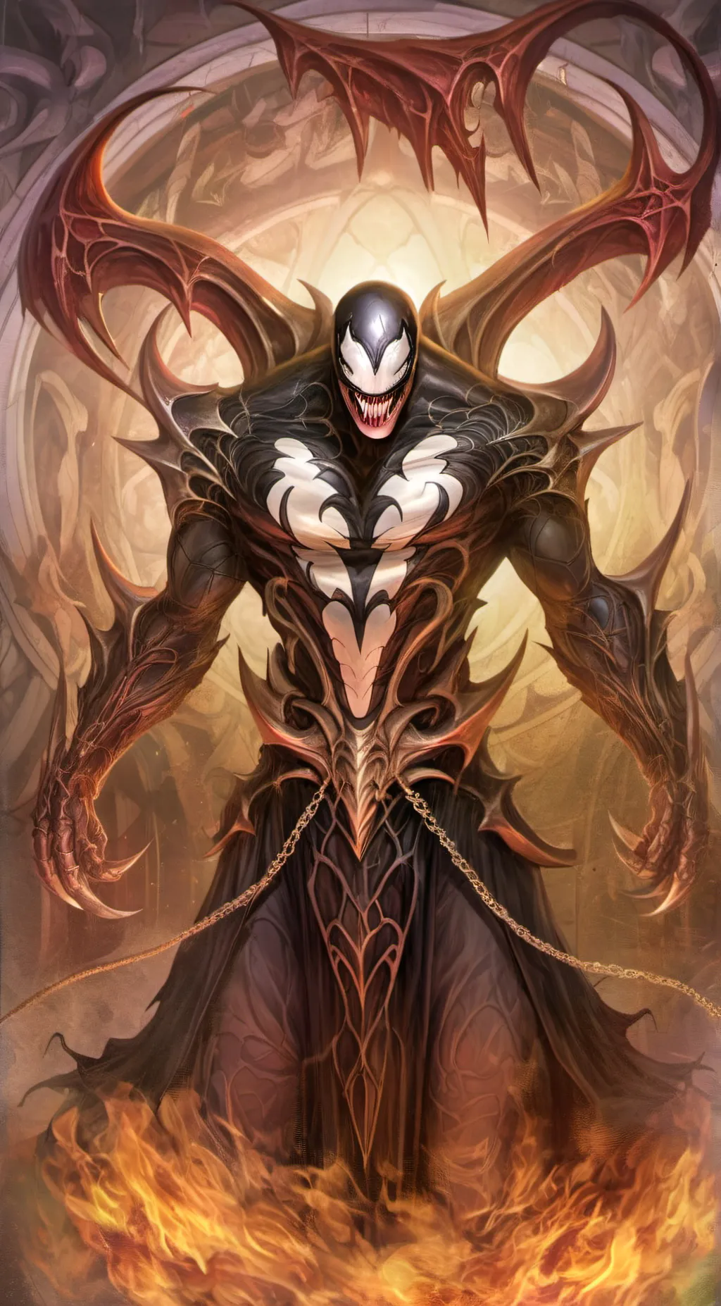 ai character: God-venom background