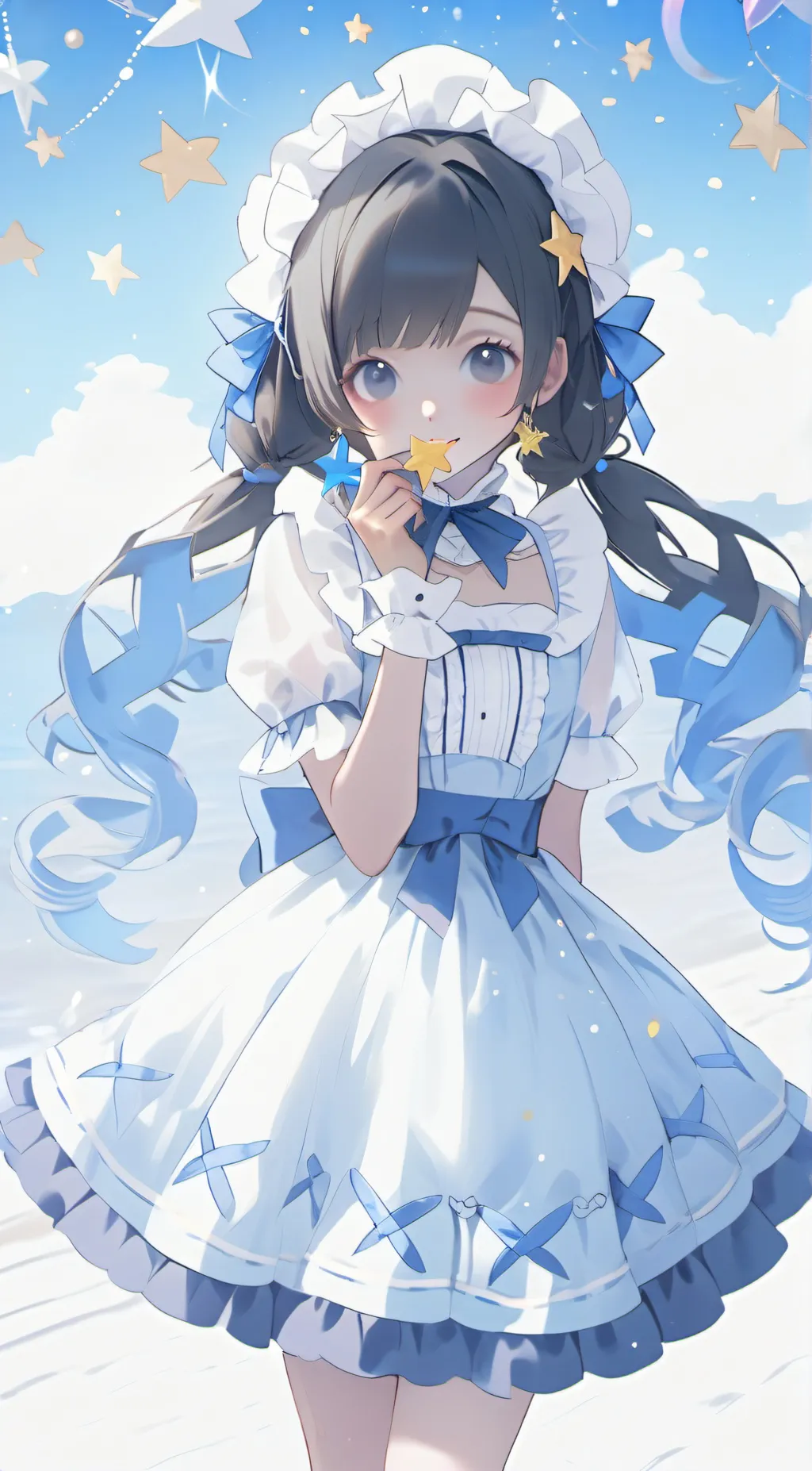 ai character: luna background