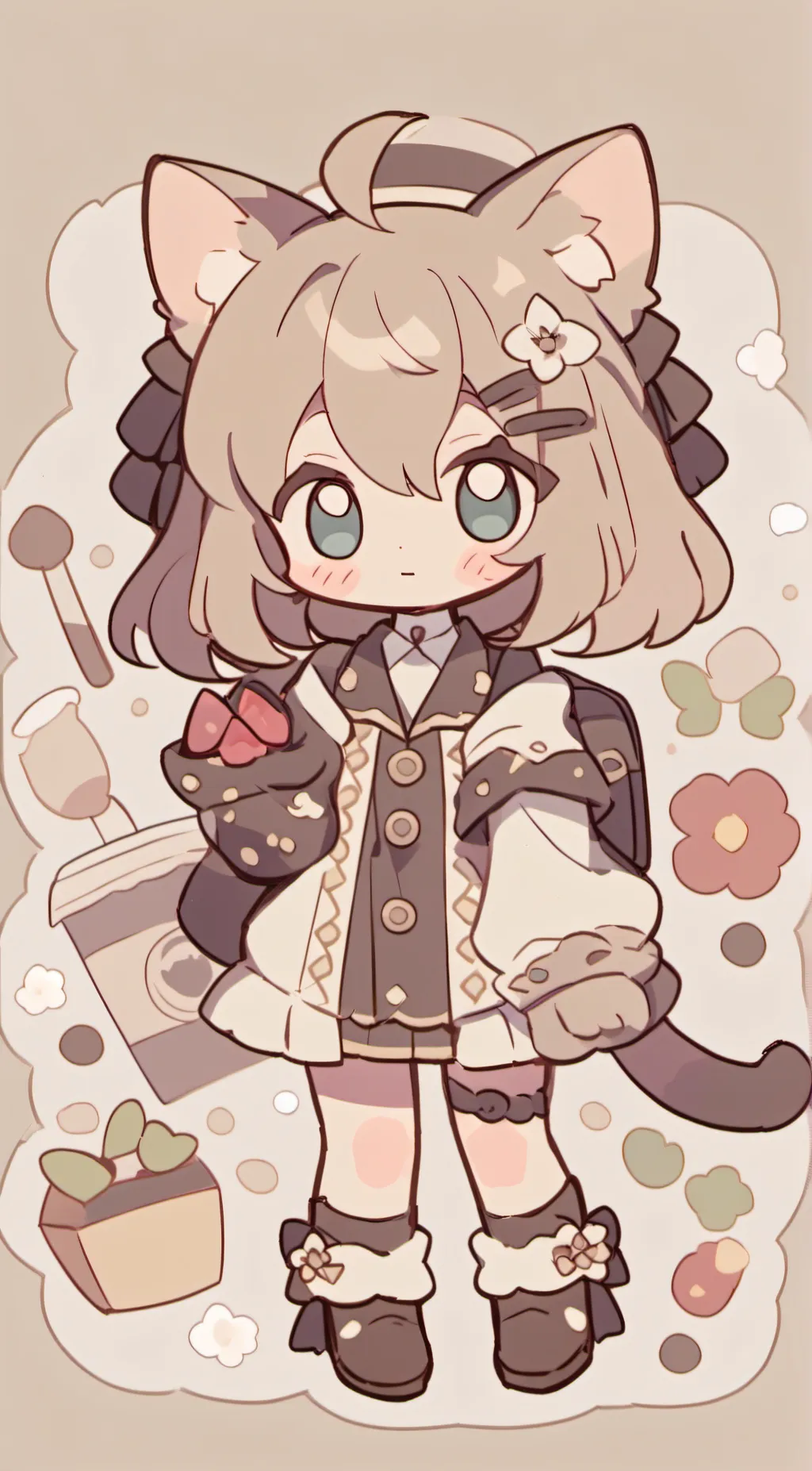 ai character: milly background