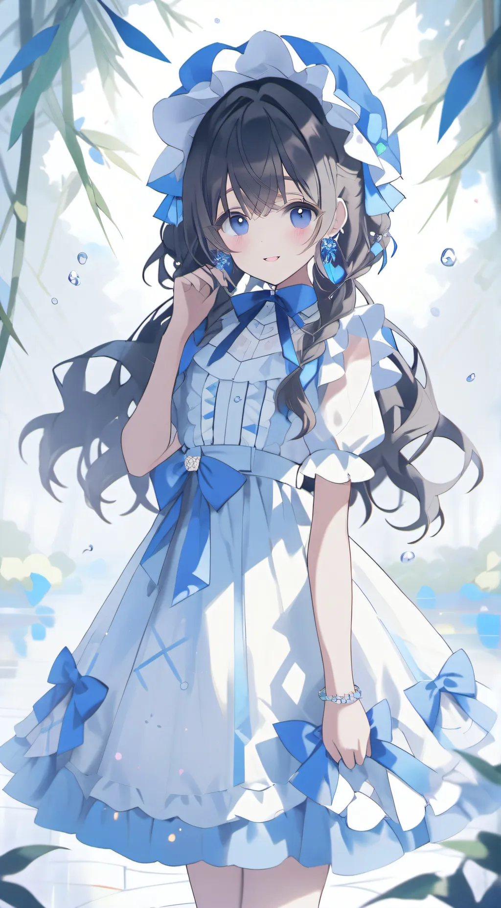 ai character: luna  background