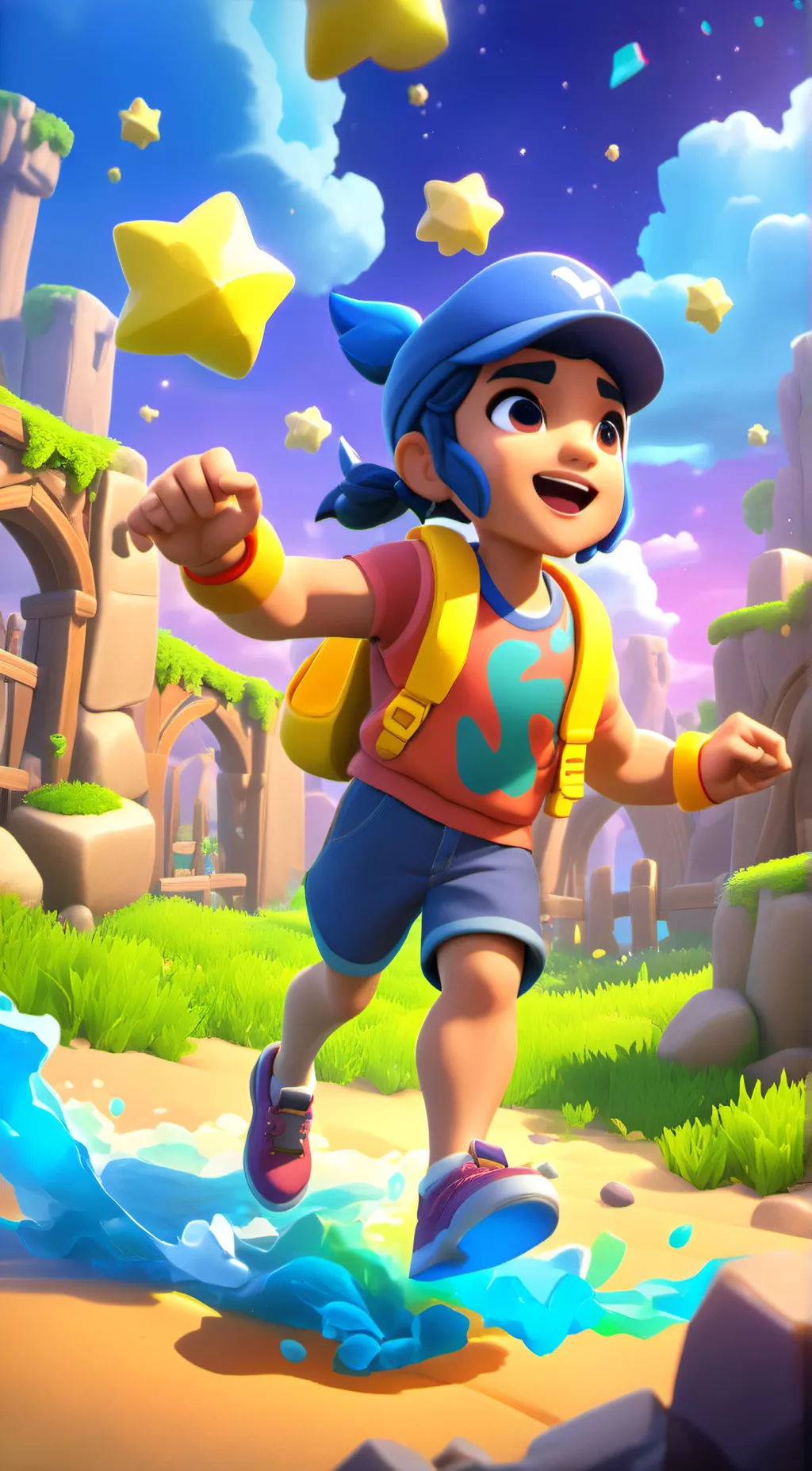 ai character: Roblox story background