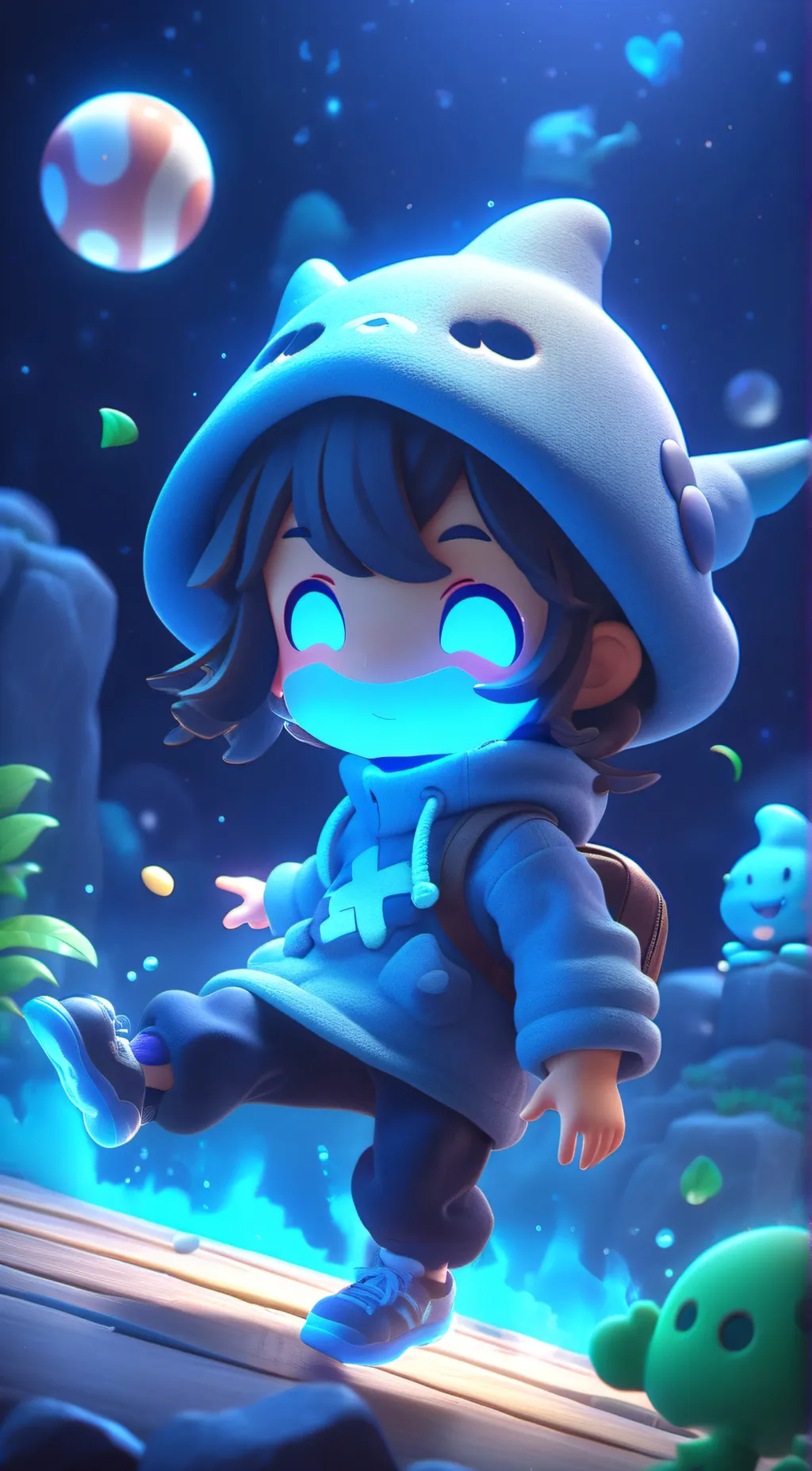 ai character: athena background