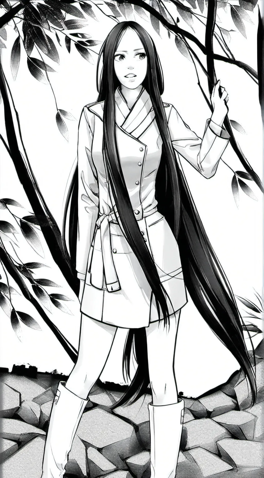 ai character: vy Qwaint  background