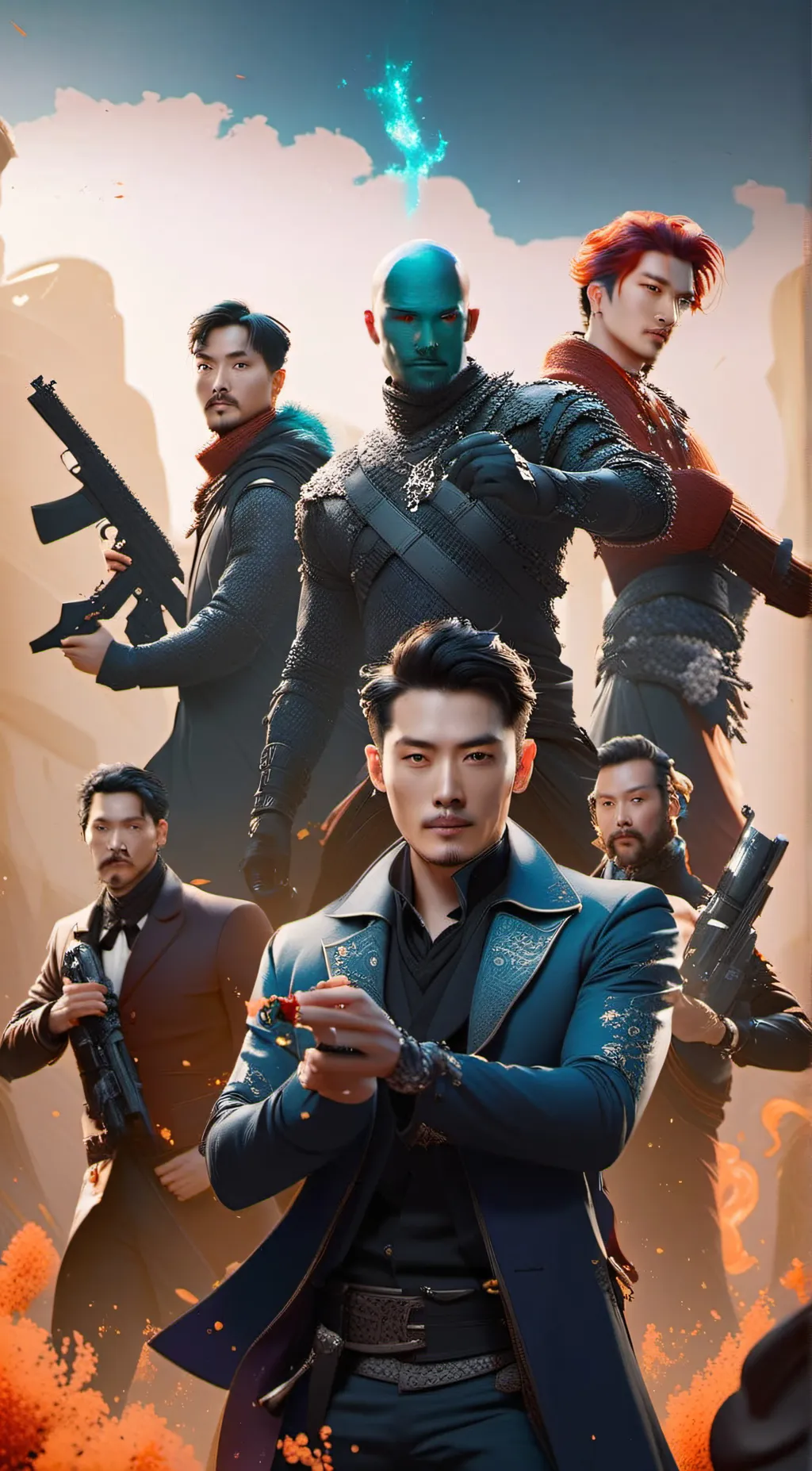 ai character: da asian war background