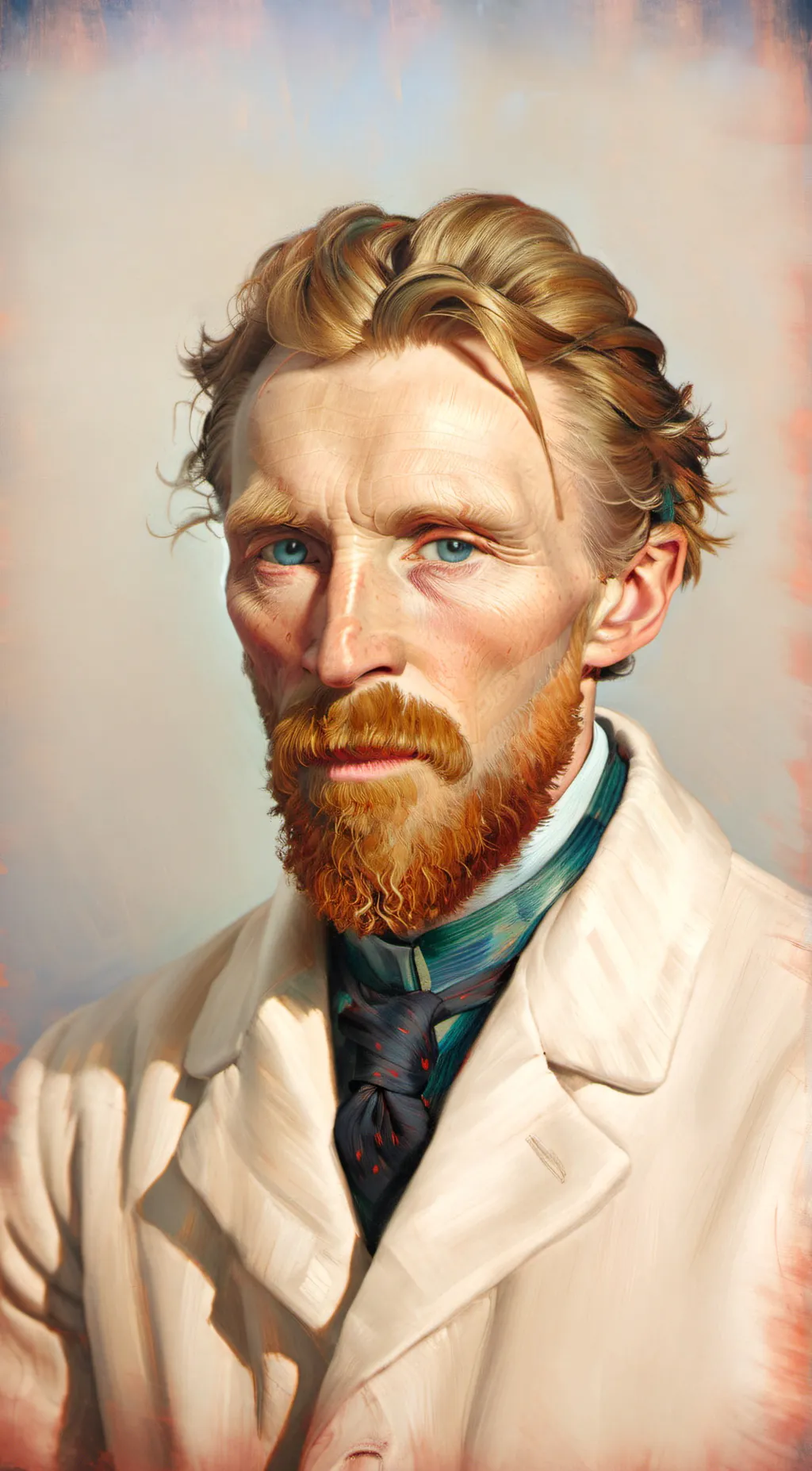 ai character: Vincent van Gogh  background