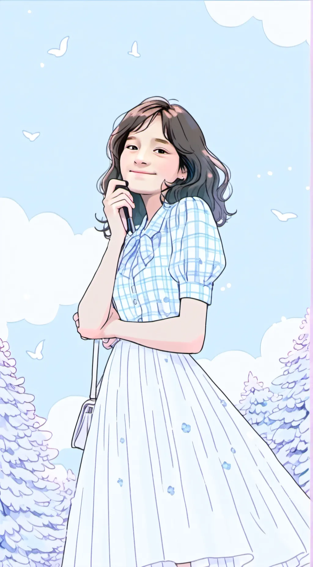 ai character: Marina background
