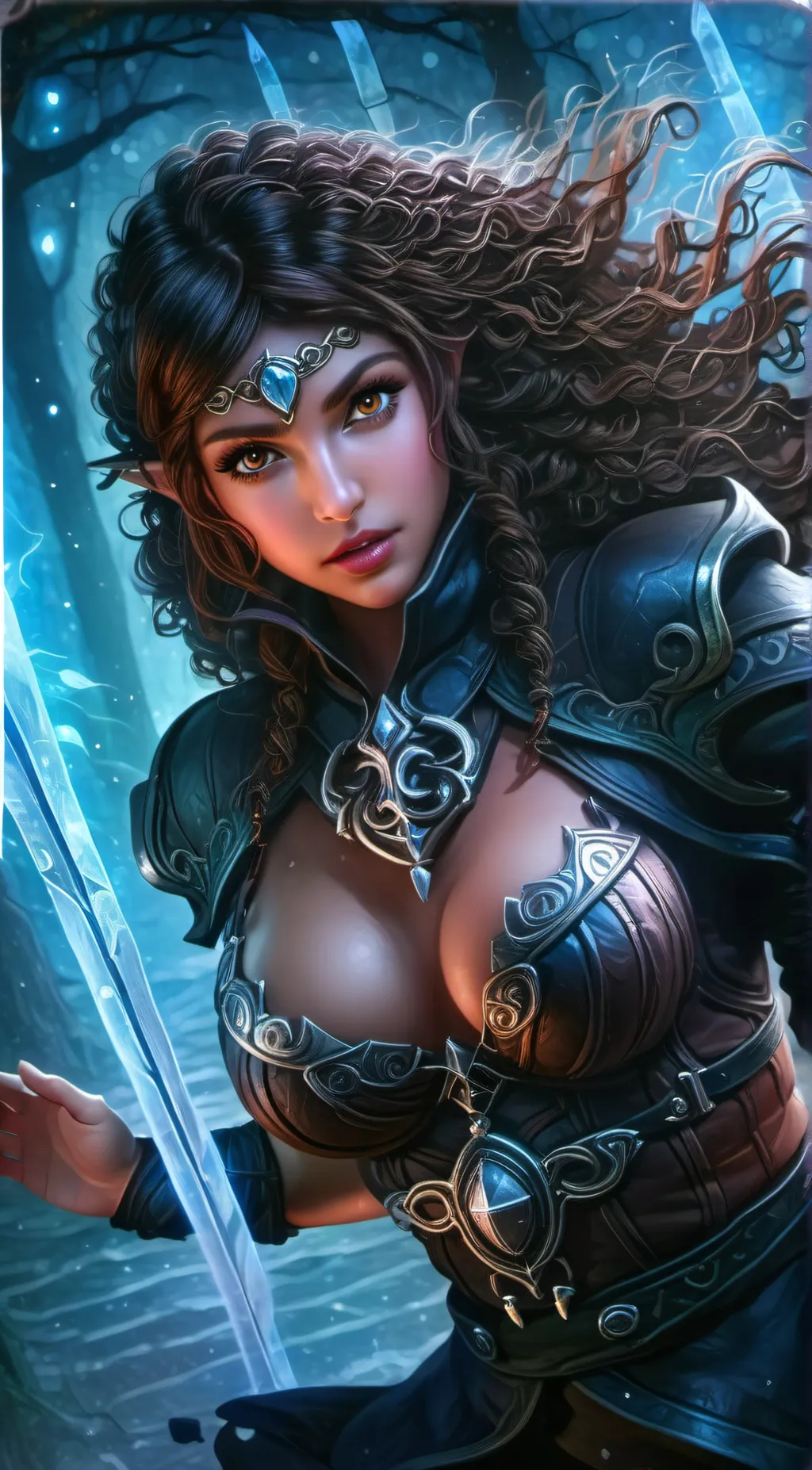 ai character: Aria background