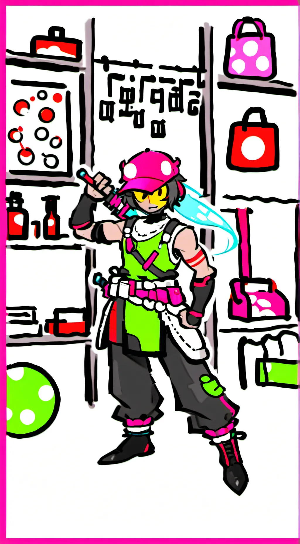 ai character: Cj 92 background