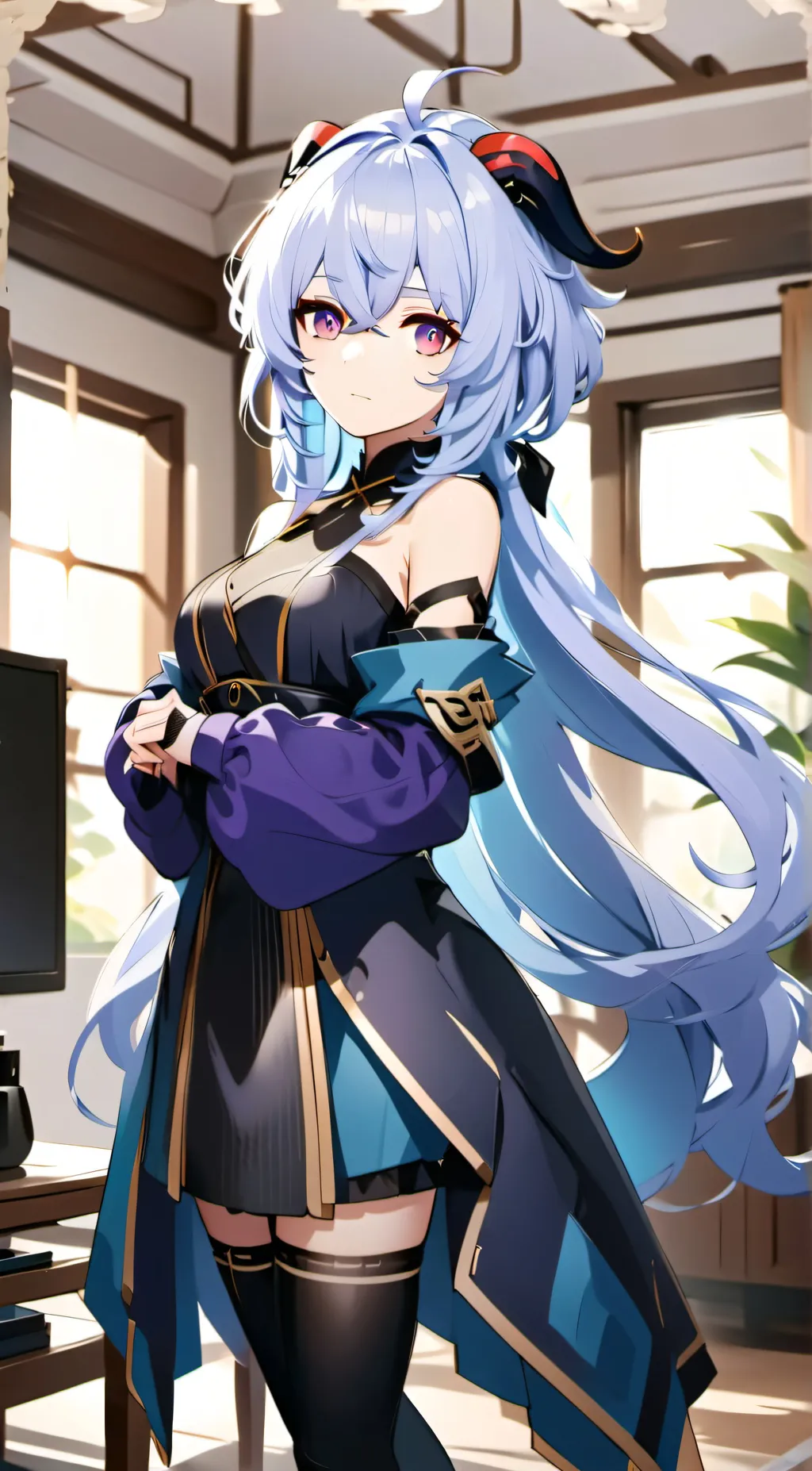 ai character: Ganyu background