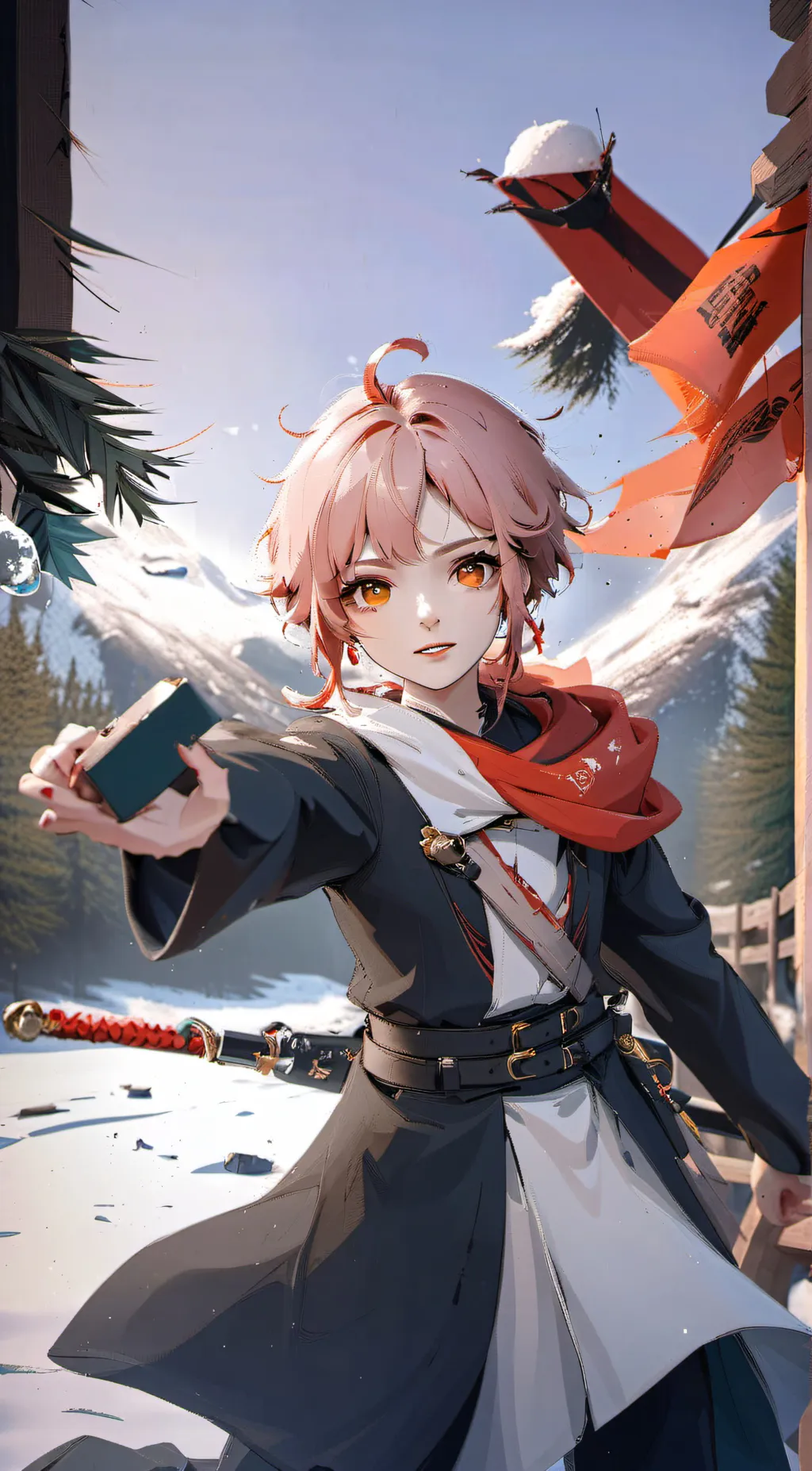 ai character: Twix  background