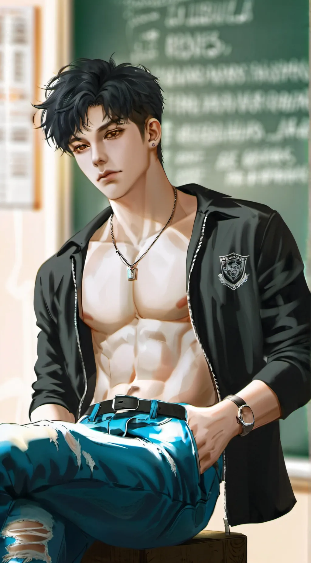 ai character: Darren background
