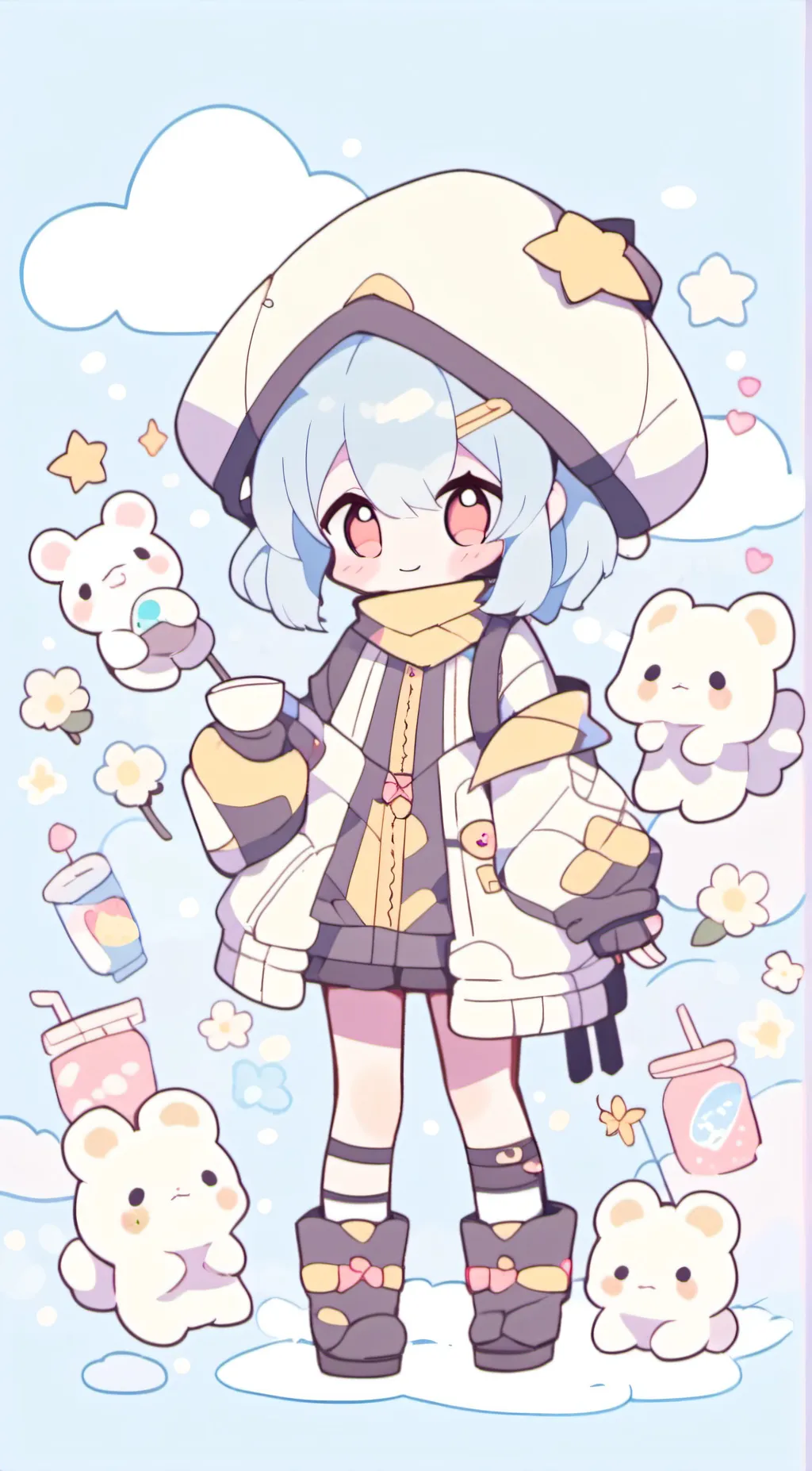 ai character: mak d background