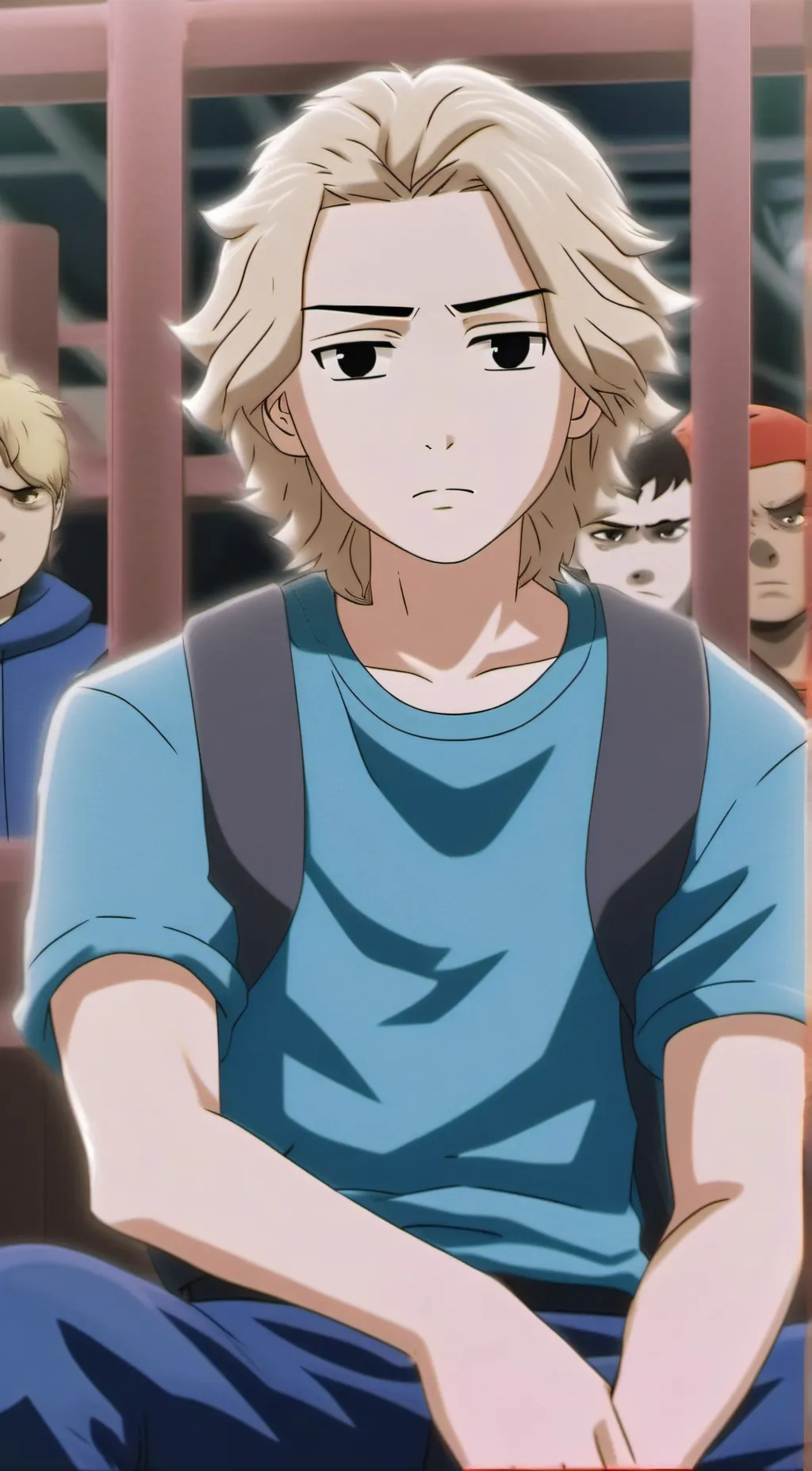 ai character: Manjiro(Mikey)Sano background