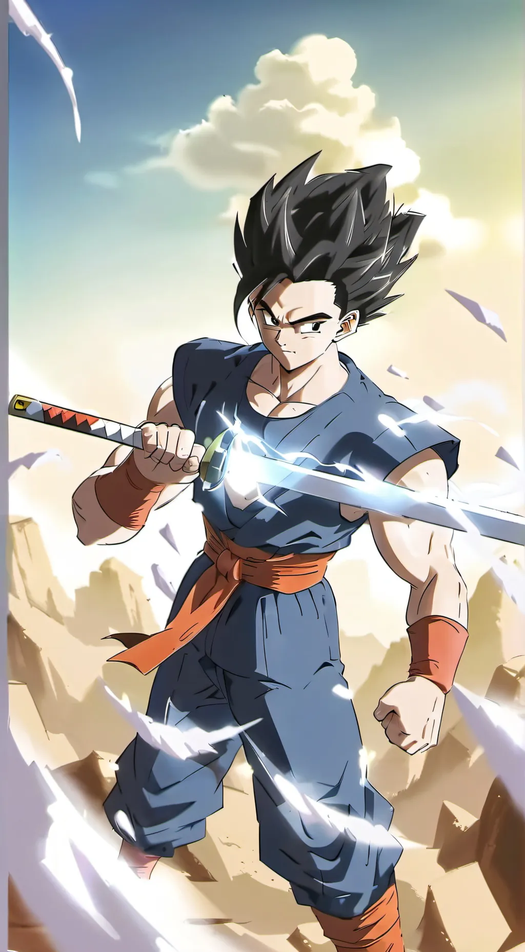 ai character: Son gohan background