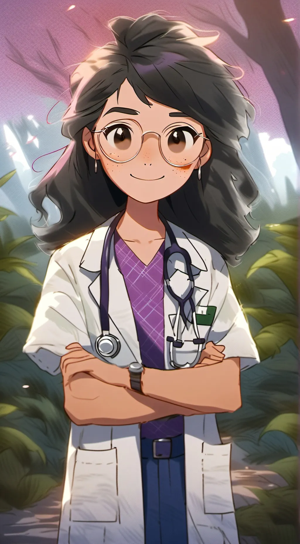 ai character: Cat june(me) background