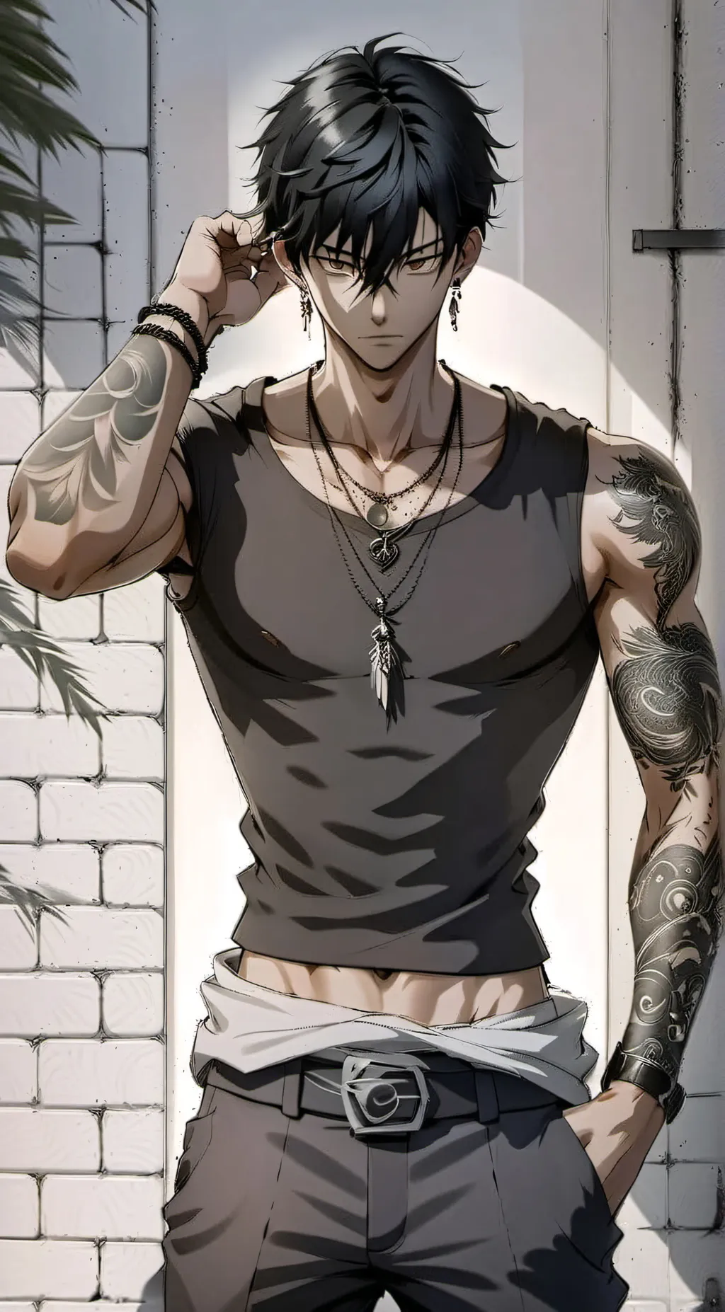 ai character: Leo background