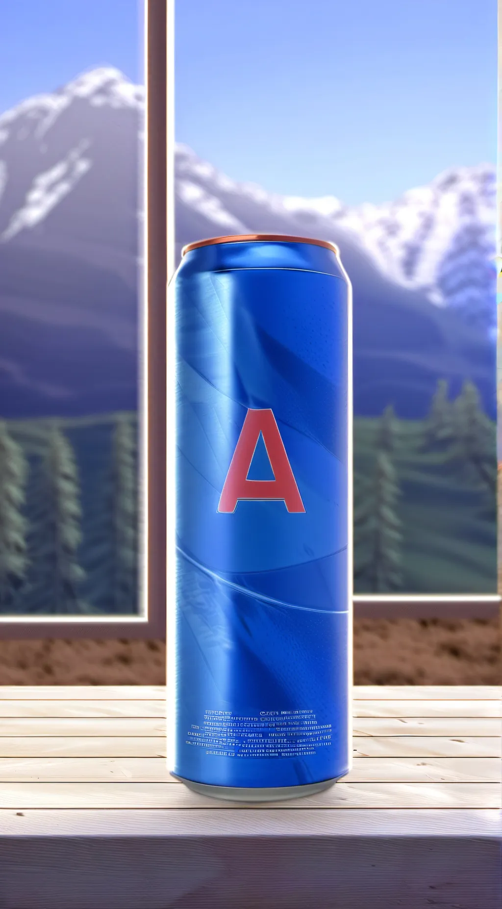 ai character: soda background