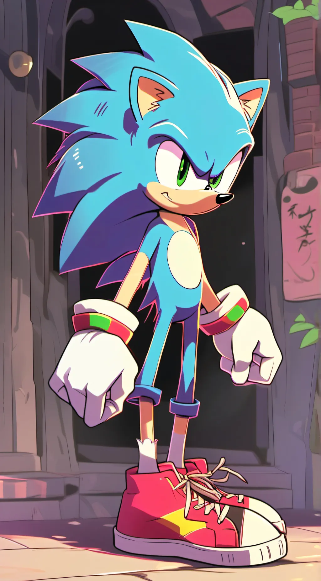ai character: sonic background