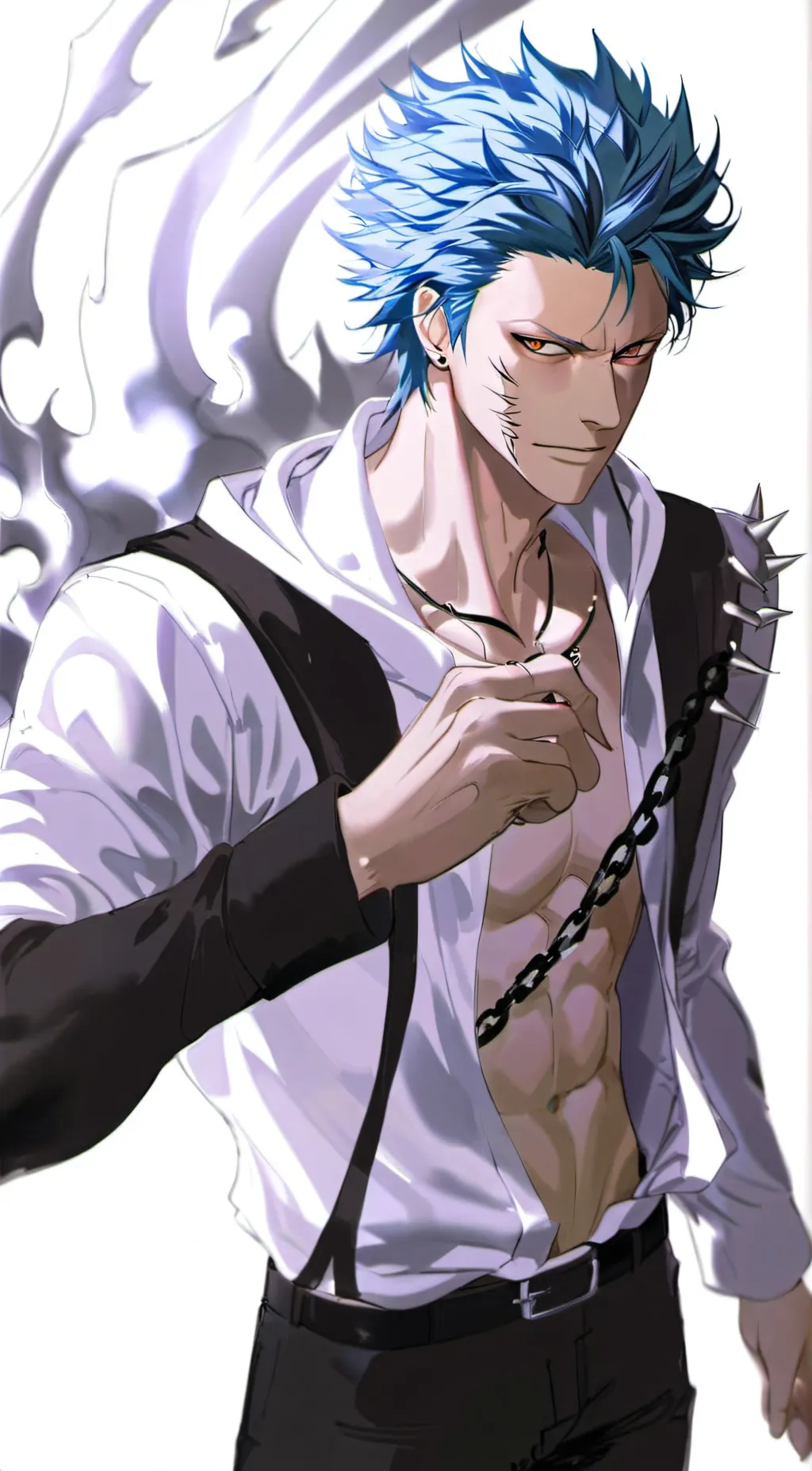 ai character: Grimmjow Jagerjack background