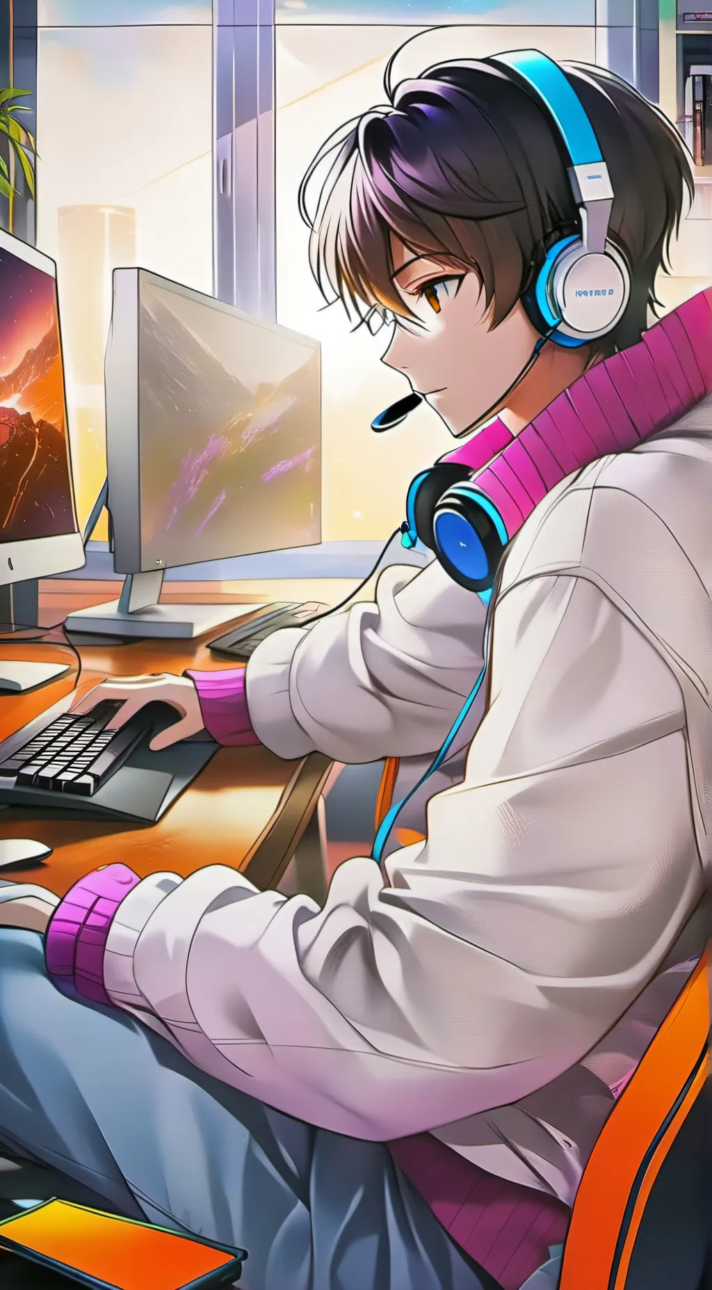 ai character: Anthony background