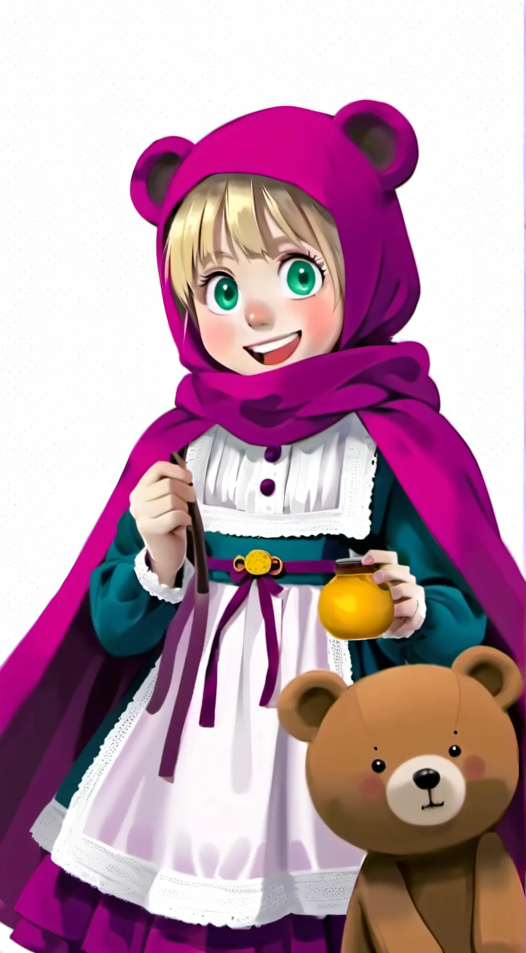 ai character: Masha background