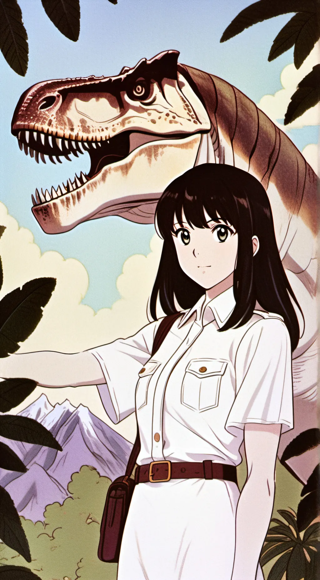 ai character: Jurassic World RPG background