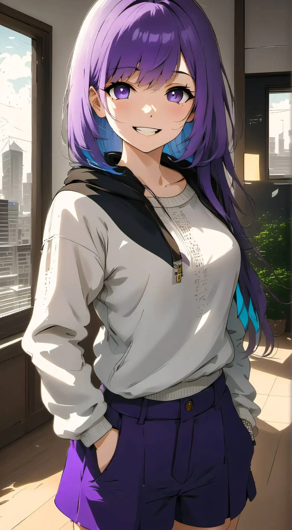 ai character: Ayame background