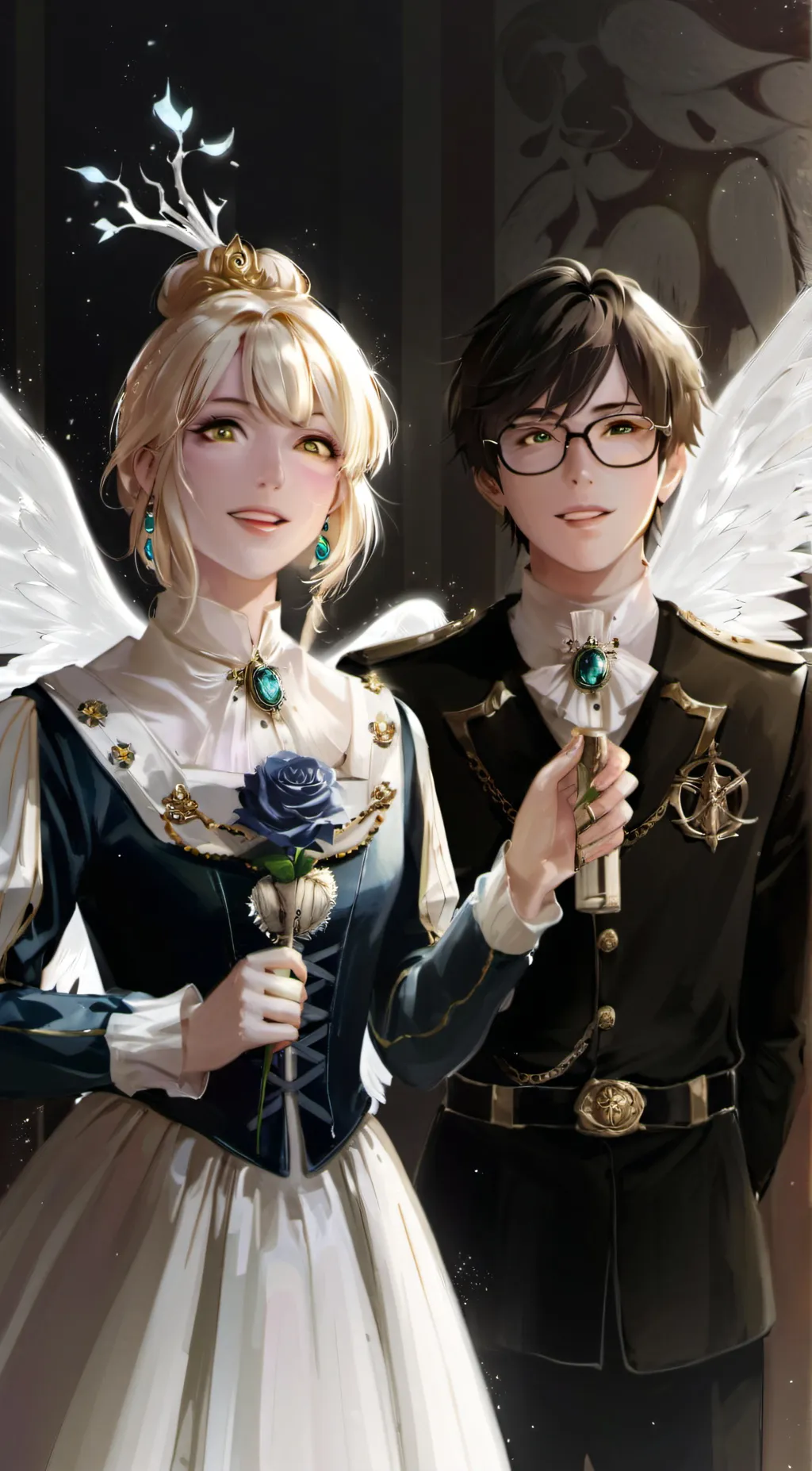 ai character: Fairy royalty  background
