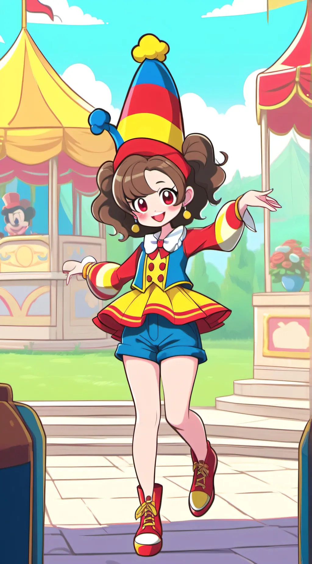 ai character: tadc!!!!!!! boing background