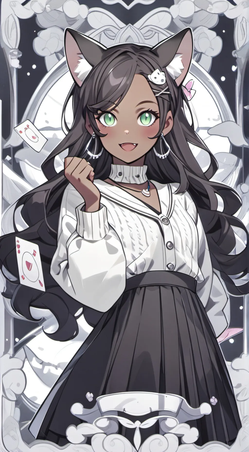 ai character: Beatrice  background