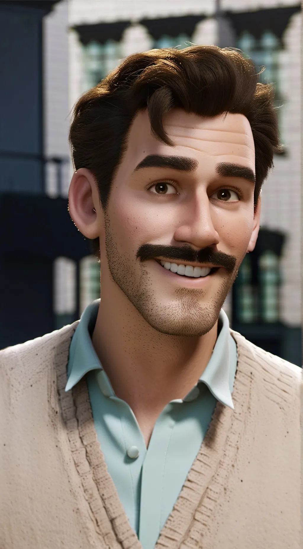 ai character: Bill Anderson background