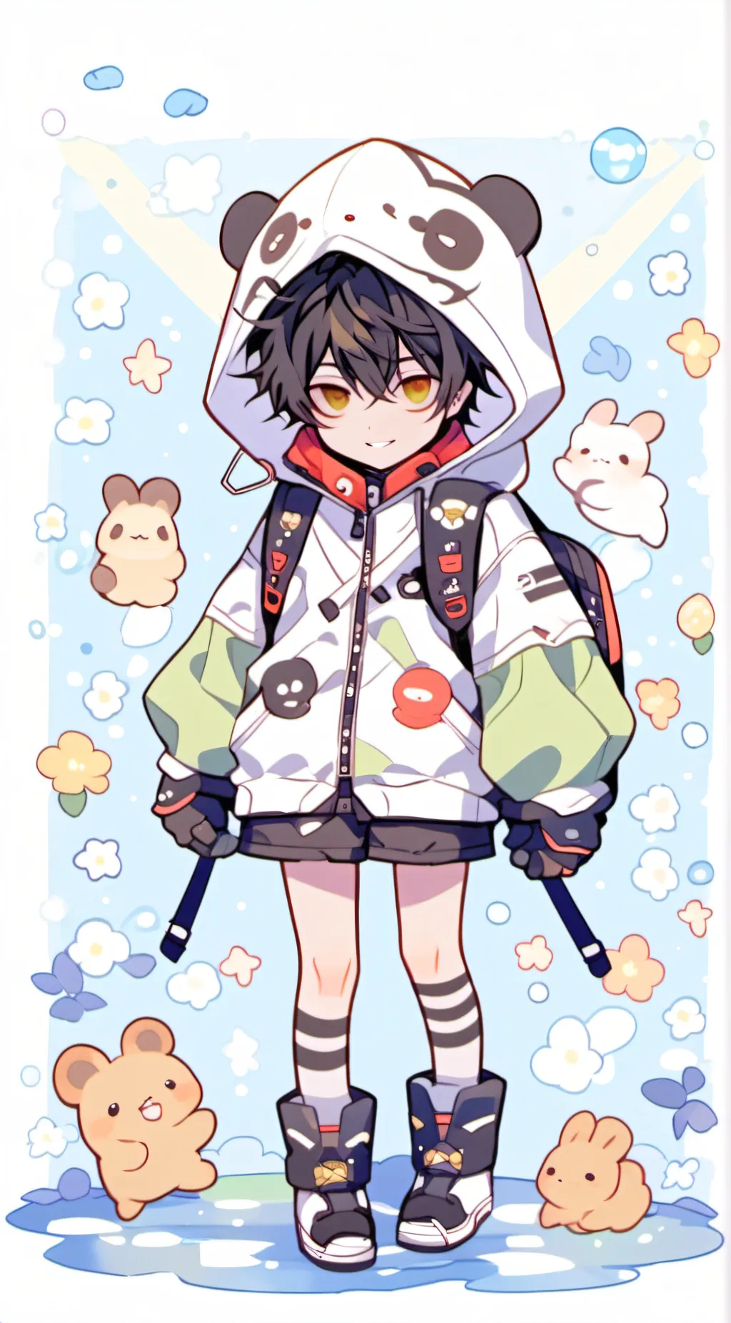 ai character: Rin background