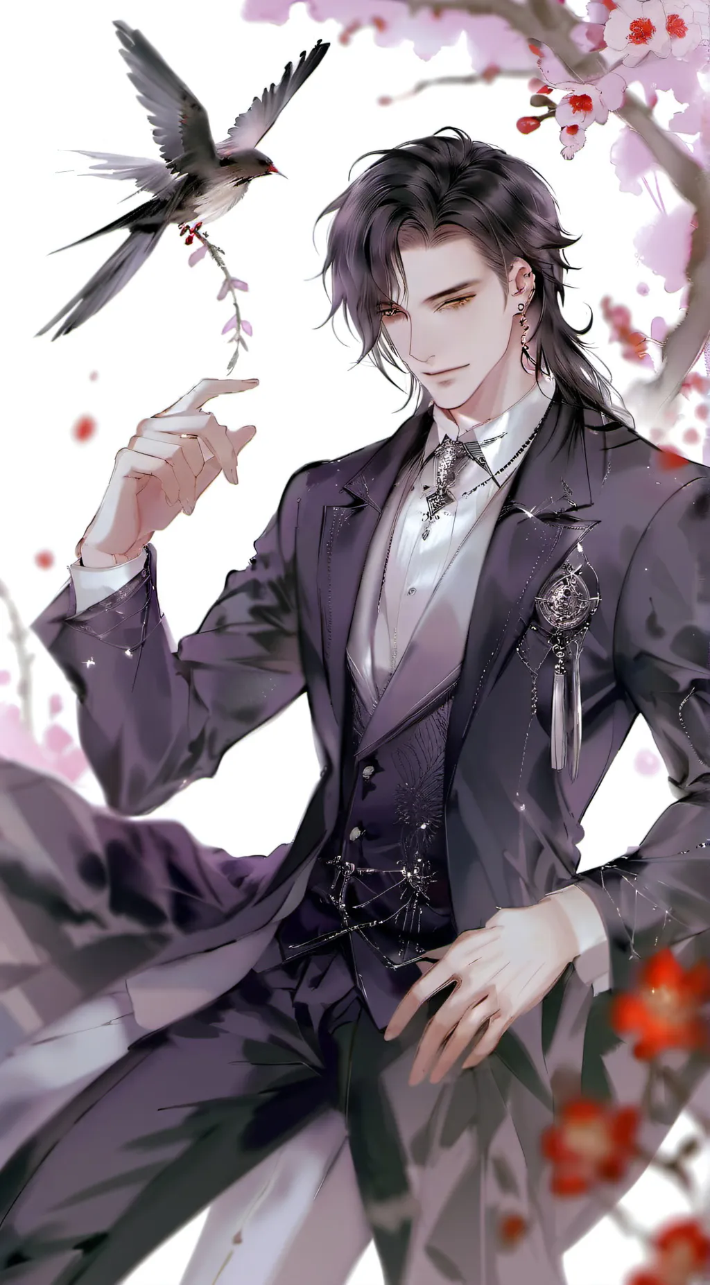 ai character: Garret- alpha background