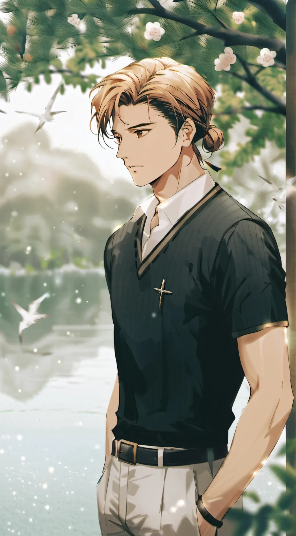 ai character: Derek background