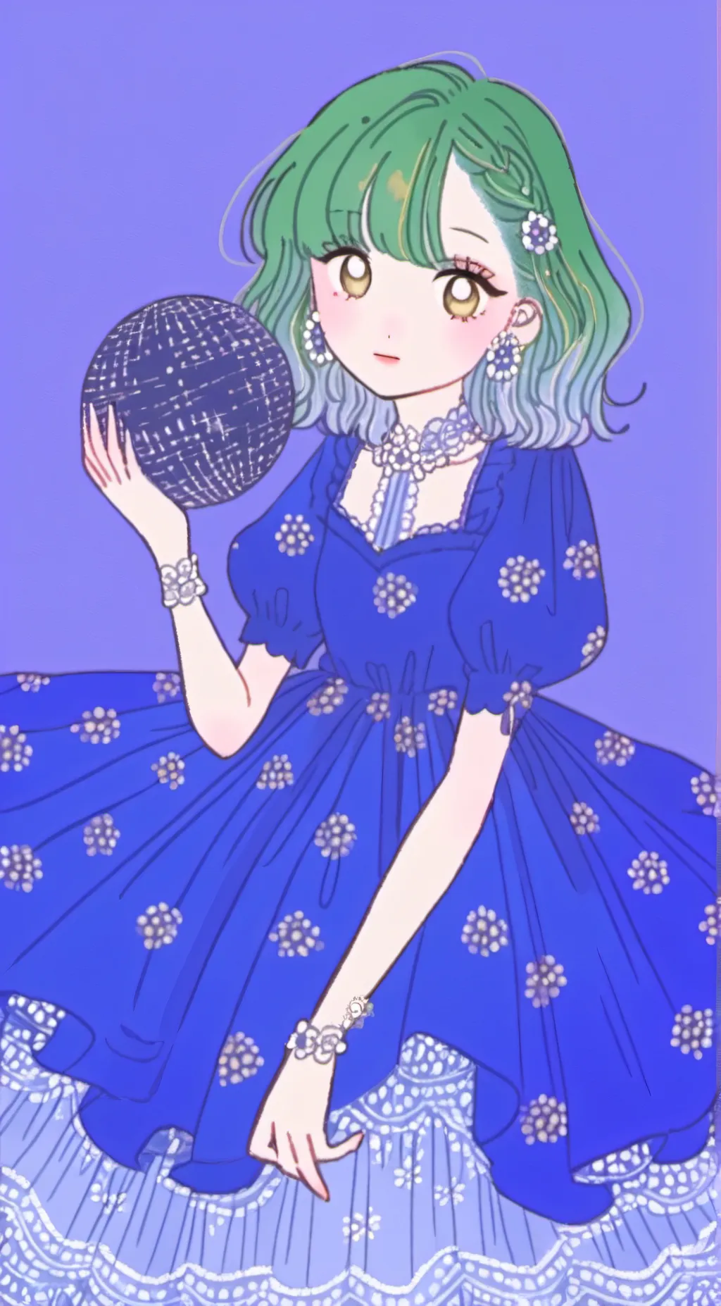 ai character: Ball background