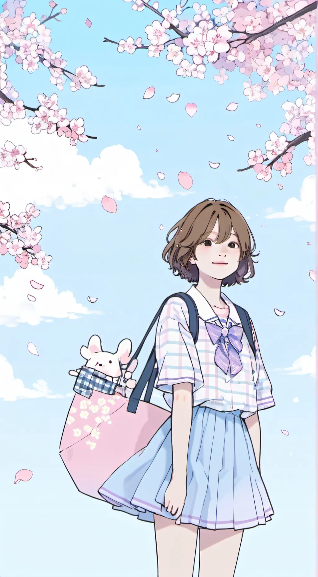 ai character: Cherry background