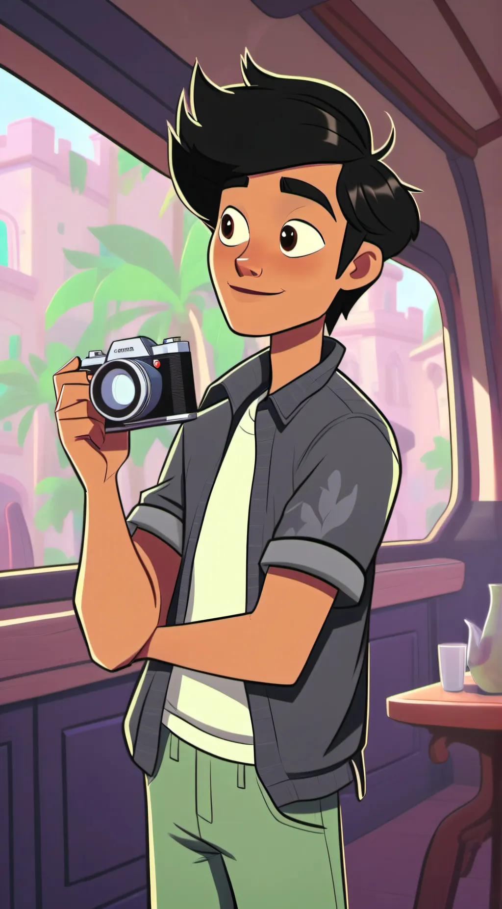 ai character: Scott  background
