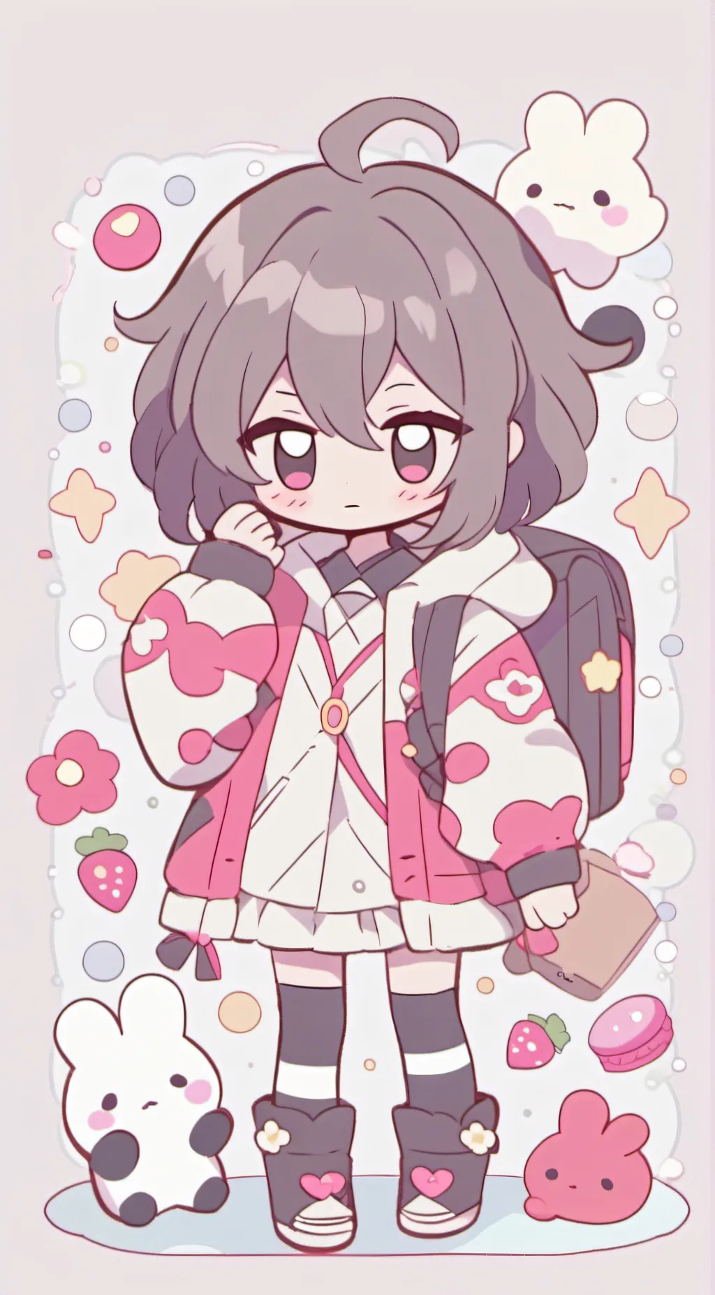 ai character: I love you  background