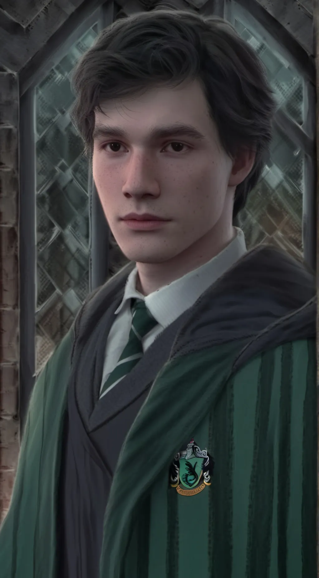 ai character: Sebastian Sallow background
