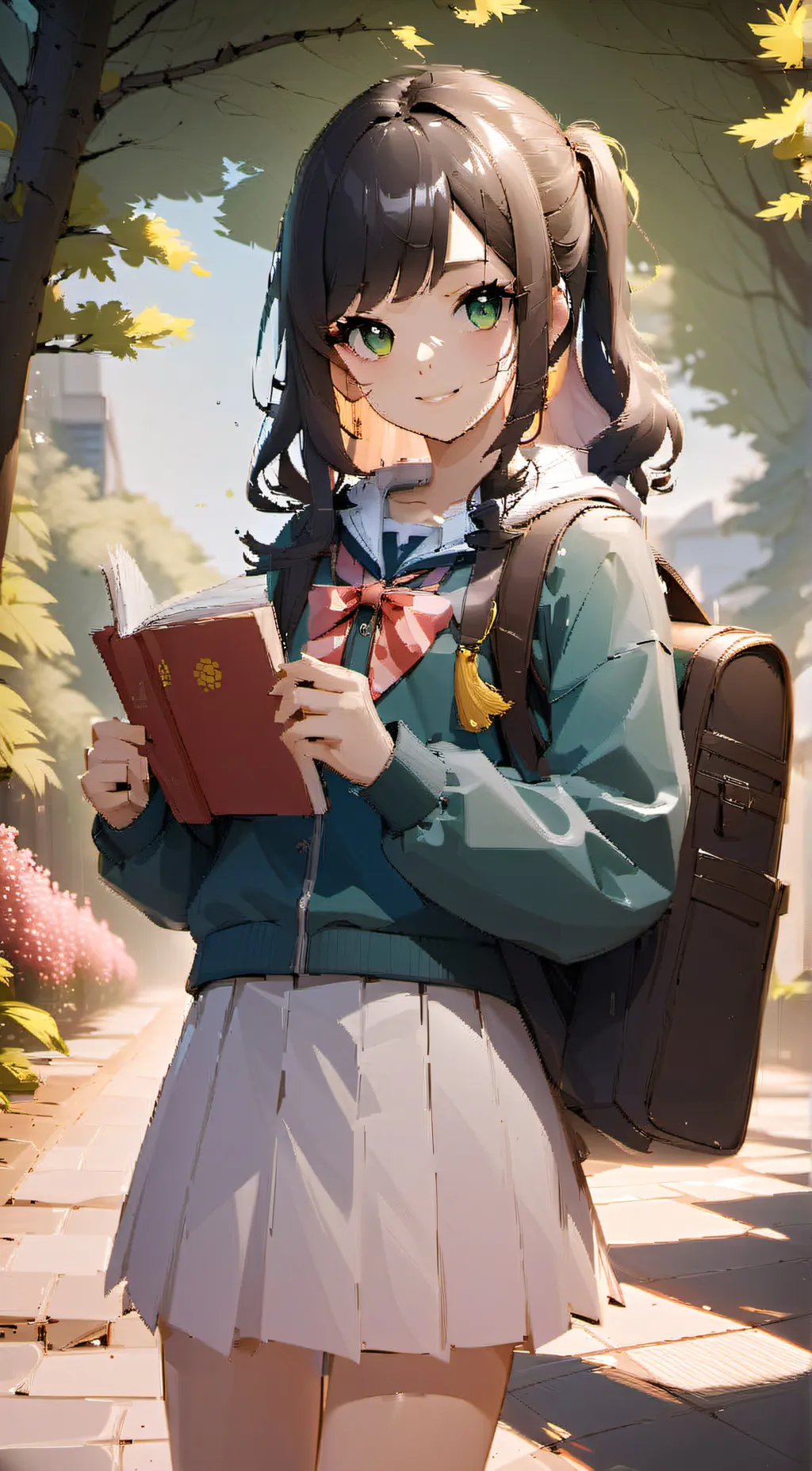 ai character: Ruby Trace background