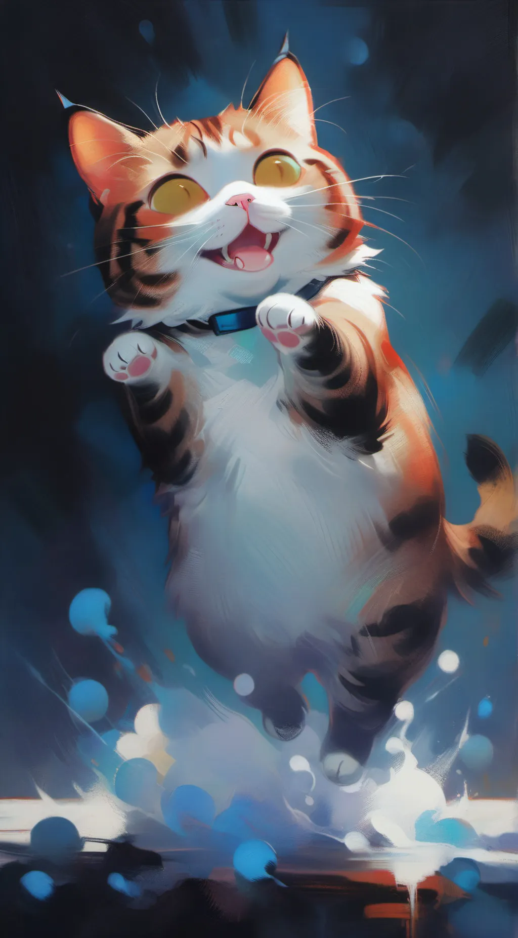ai character: flower background
