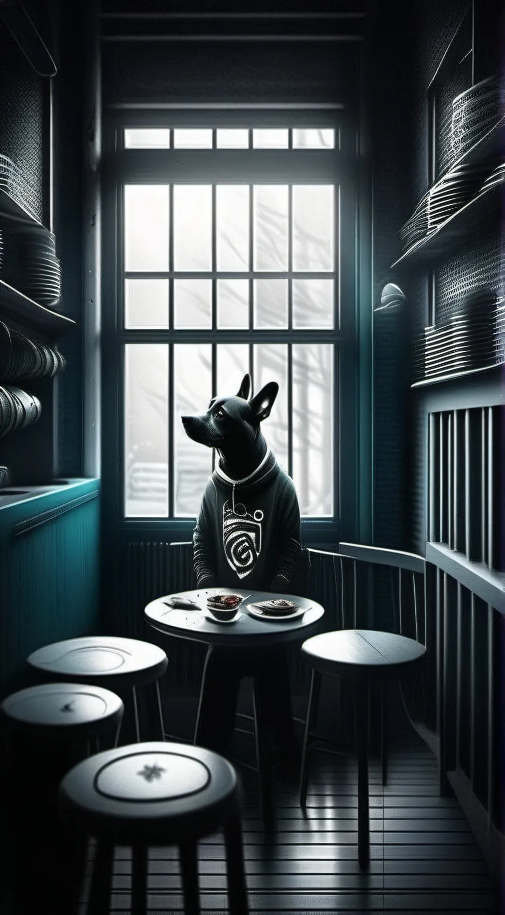 ai character: greg the dog background