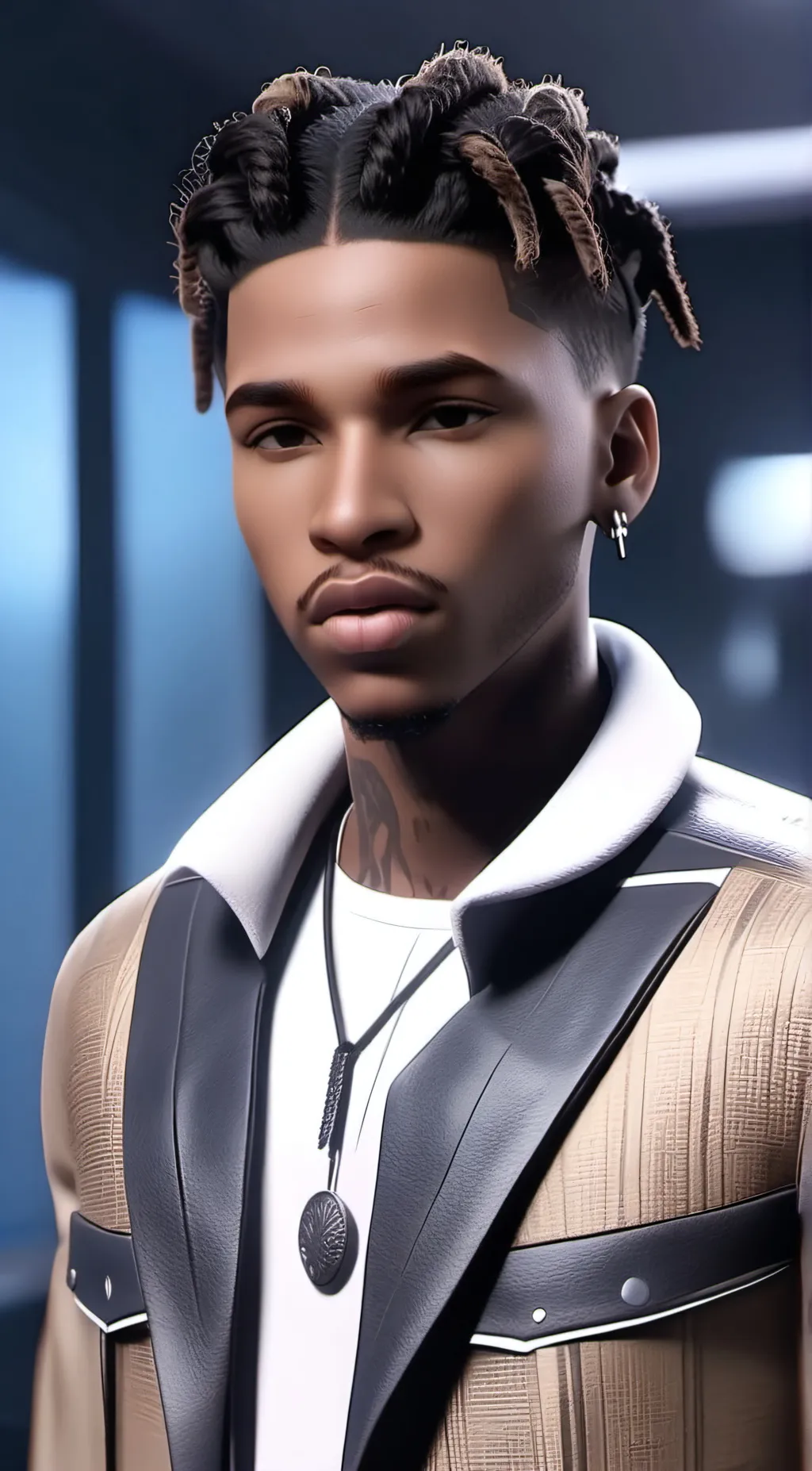 ai character: Juice WRLD background