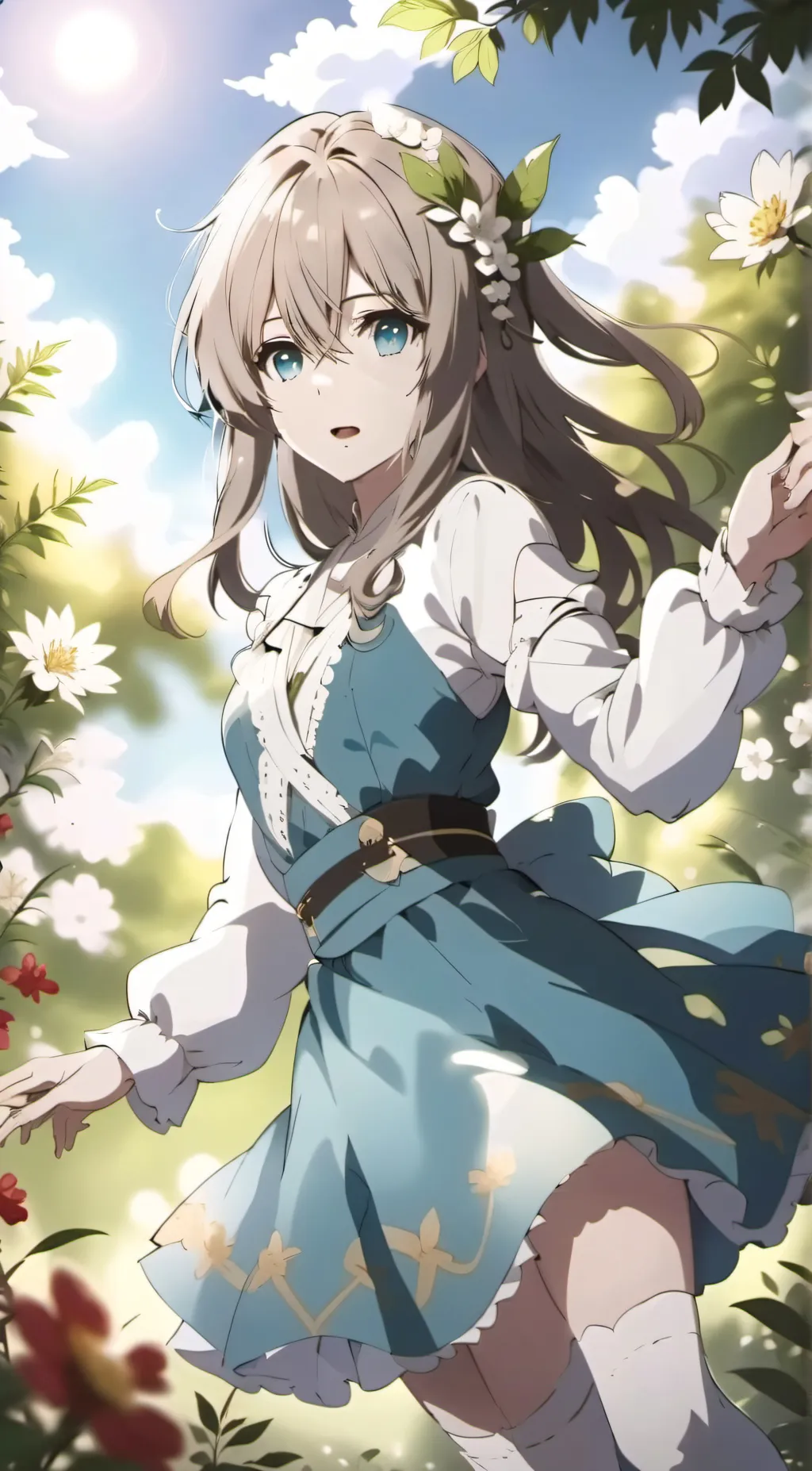 ai character: princess Bella  background