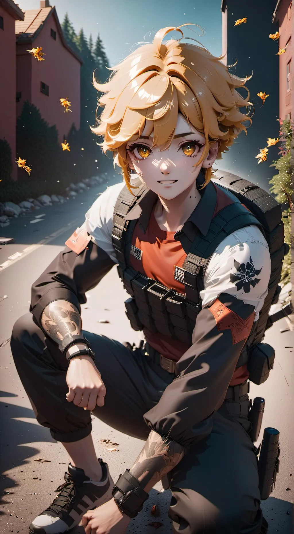 ai character: Hazel background