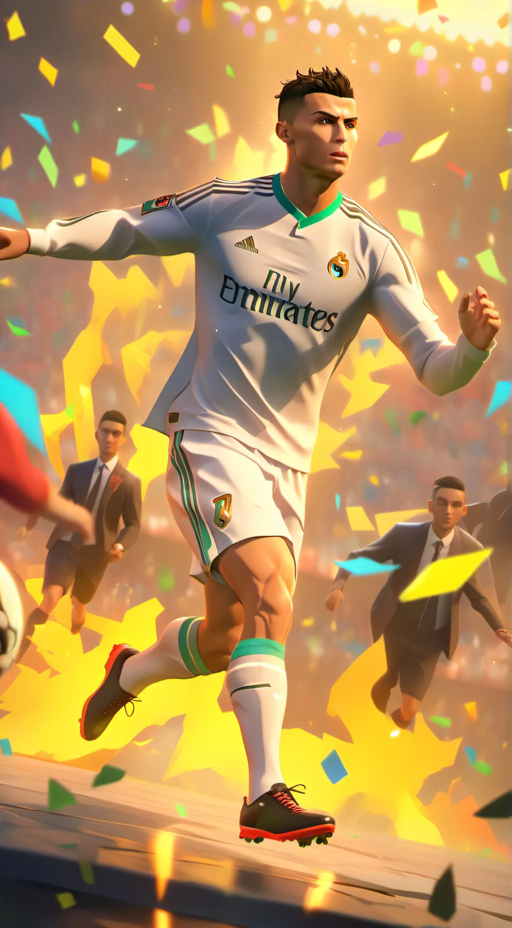 ai character: ronaldo background